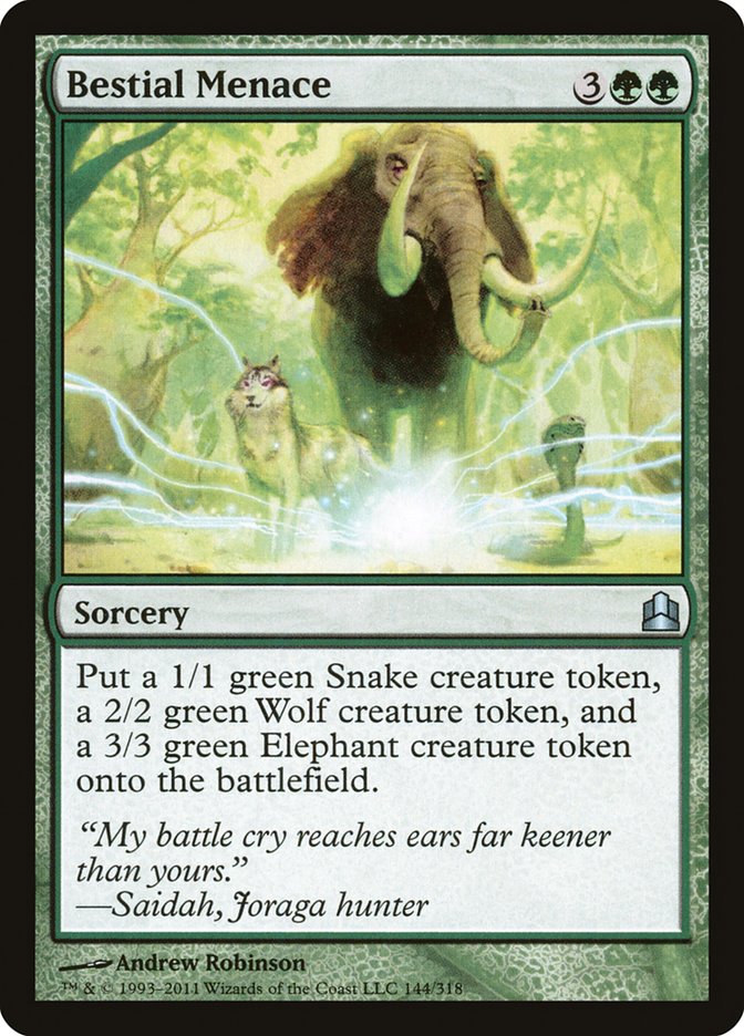 Bestial Menace [Commander 2011] | Total Play