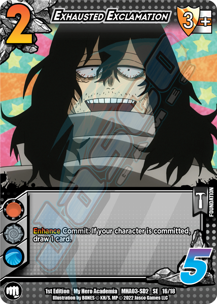 Exhausted Exclamation [Eraser Head Clash Deck] | Total Play