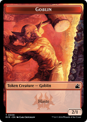 Saproling // Goblin (0009) Double-Sided Token [Ravnica Remastered Tokens] | Total Play