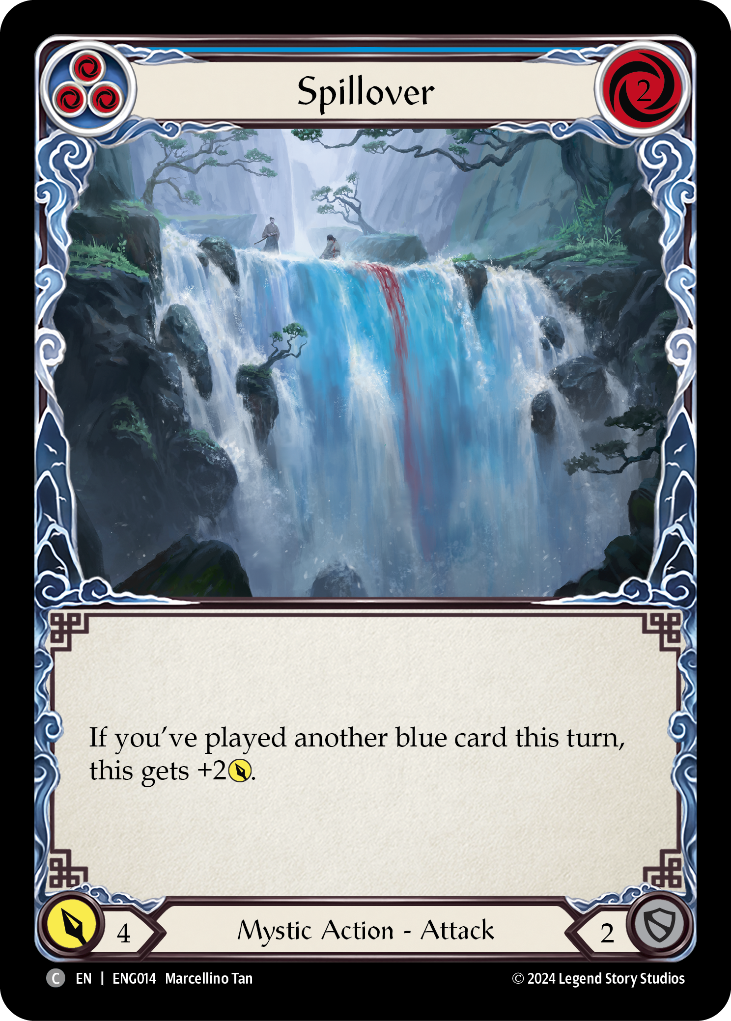 Spillover [ENG014] (Part the Mistveil Enigma Blitz Deck) | Total Play