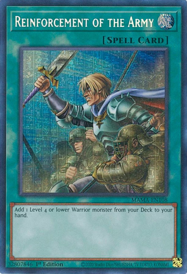 Reinforcement of the Army [MAMA-EN108] Secret Pharaoh's Rare | Total Play
