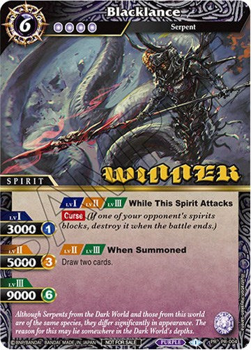 Blacklance (Winner) (PR-004) [Battle Spirits Saga Promo Cards] | Total Play