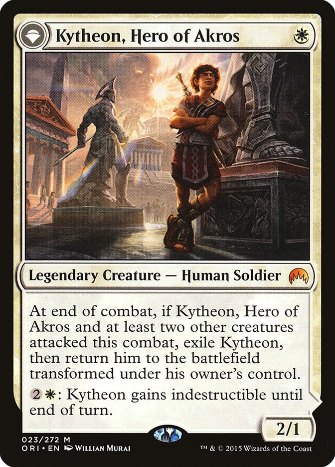 Kytheon, Hero of Akros // Gideon, Battle-Forged [Magic Origins] | Total Play
