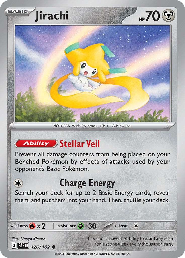 Jirachi (126/182) [Scarlet & Violet: Paradox Rift] | Total Play