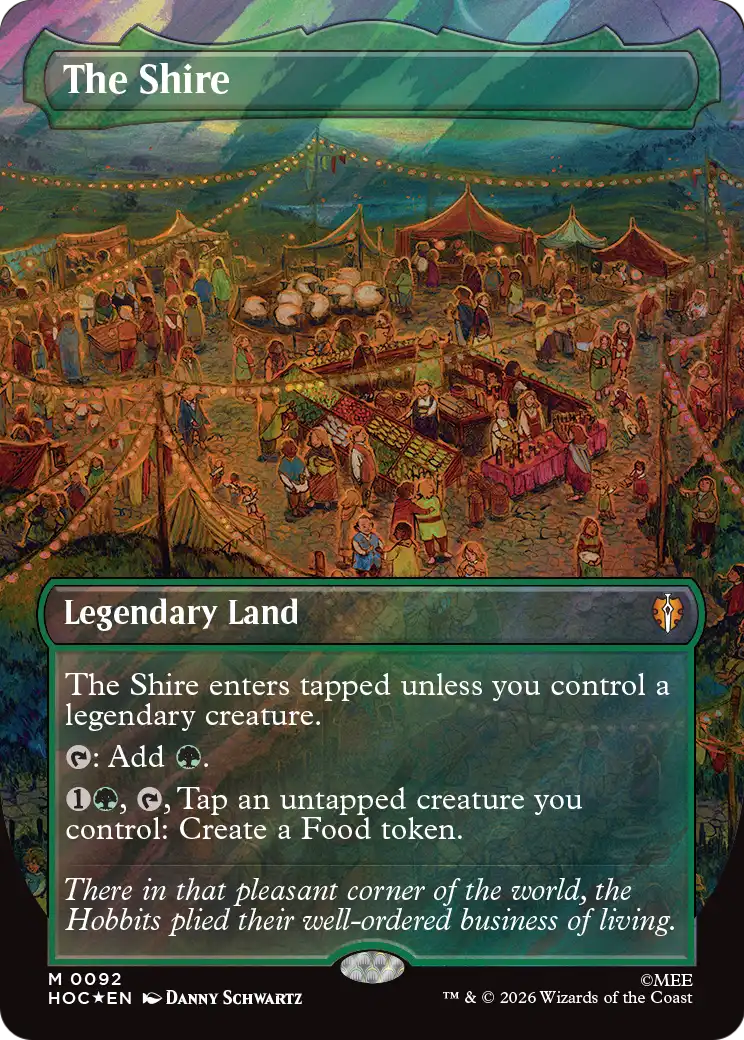 The Shire (Borderless) (Surge Foil) [The Hobbit: Eternal-Legal] | Total Play