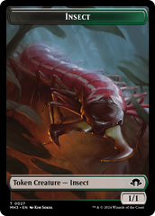 Zombie // Insect (0027) Double-Sided Token [Modern Horizons 3 Tokens] | Total Play