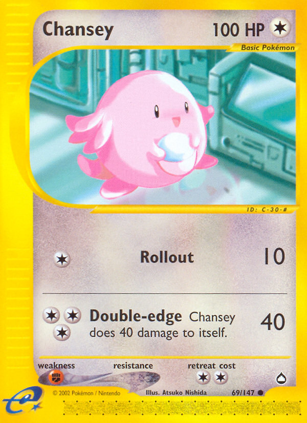 Chansey (69/147) [Aquapolis] | Total Play
