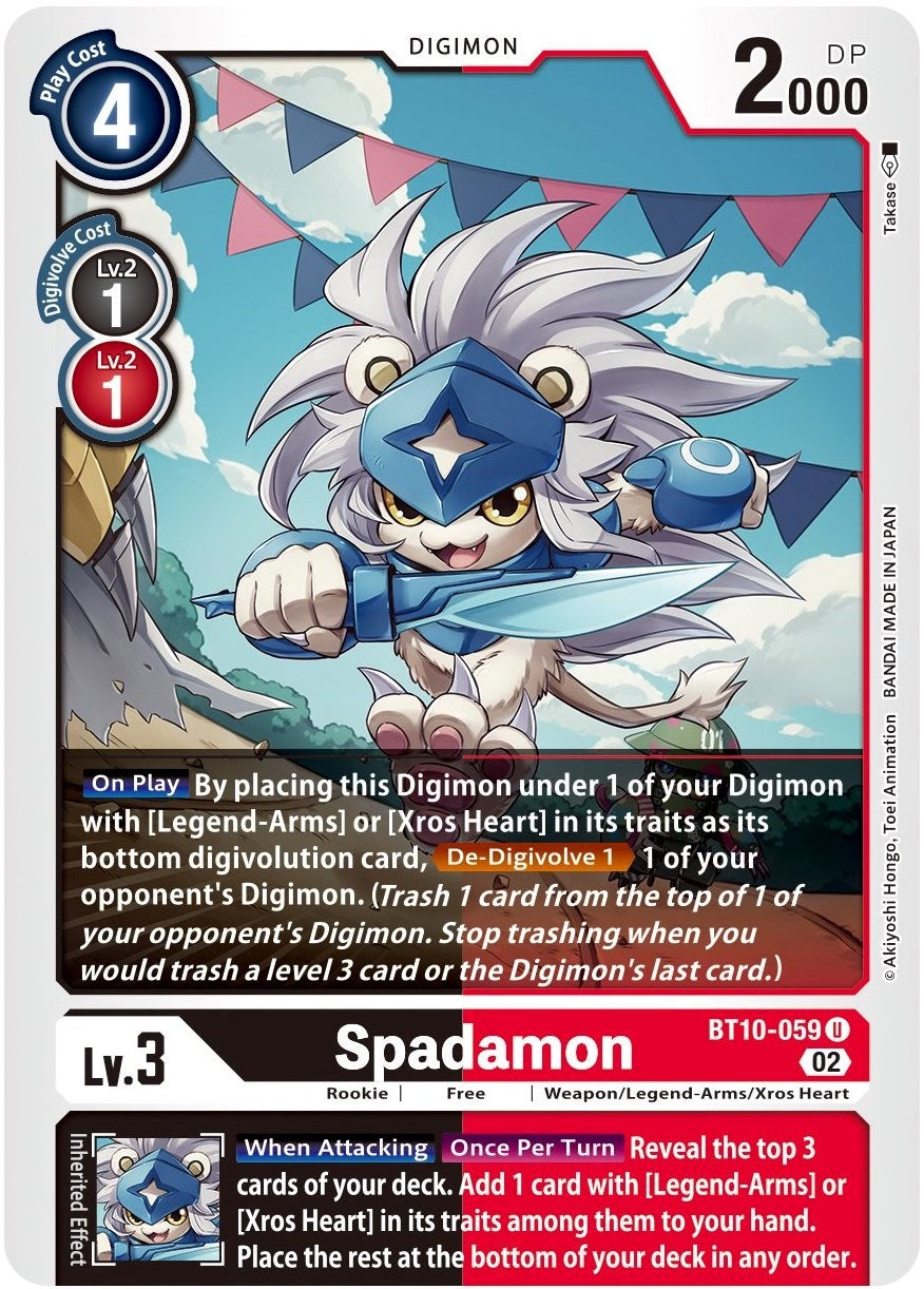 Spadamon [BT10-059] [Xros Encounter] | Total Play