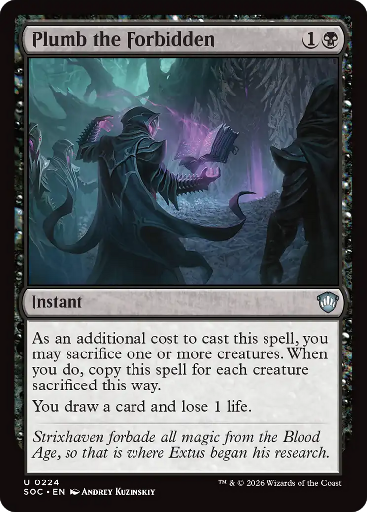 Plumb the Forbidden [Secrets of Strixhaven Commander] | Total Play
