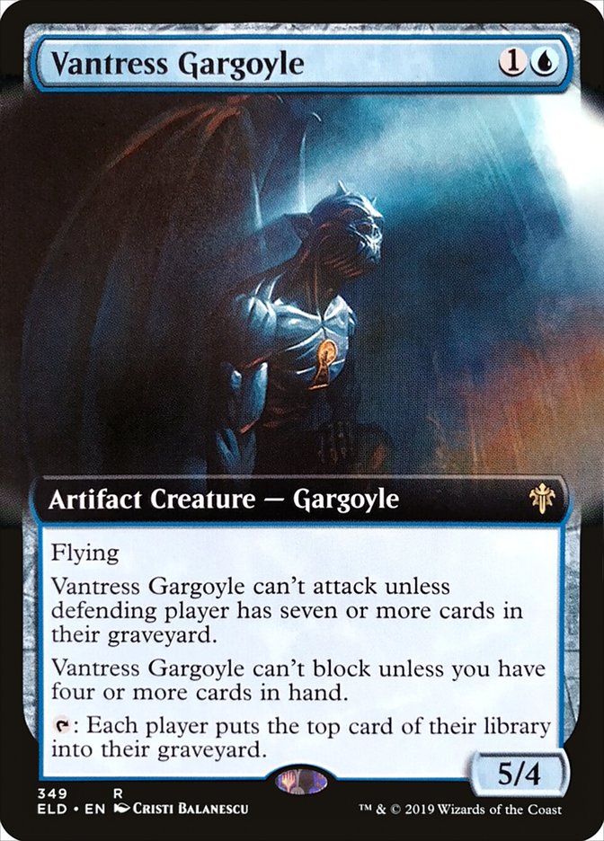 Vantress Gargoyle (Extended Art) [Throne of Eldraine] | Total Play