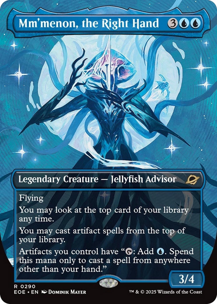 Mm'menon, the Right Hand (Borderless) [Edge of Eternities] | Total Play