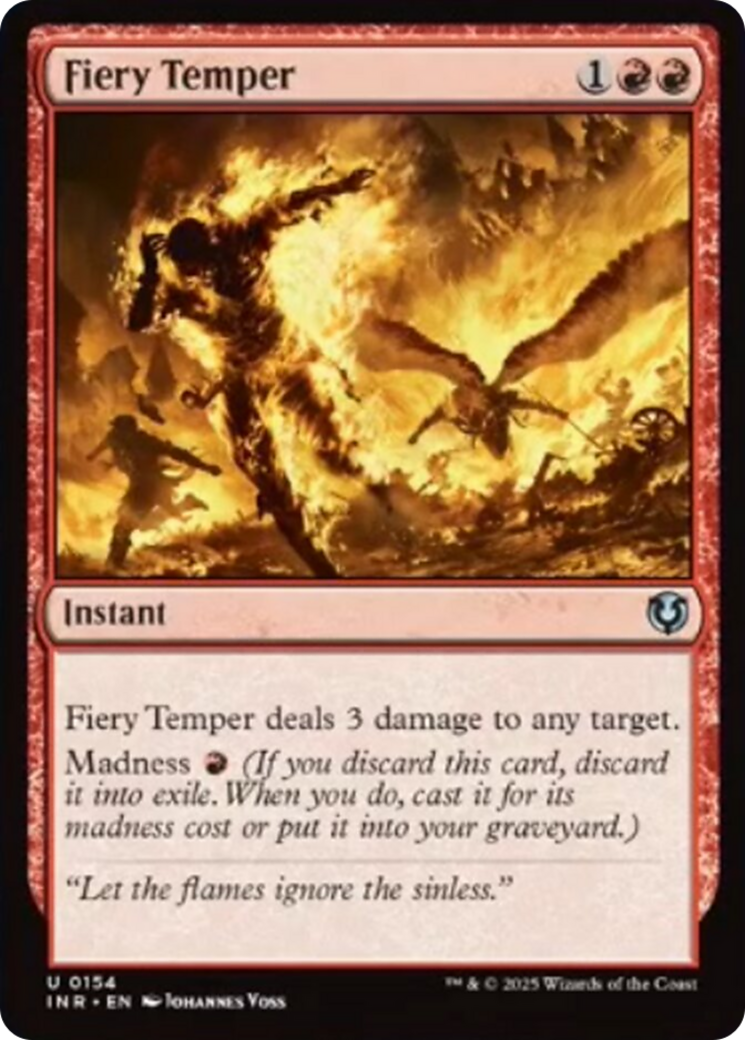 Fiery Temper [Innistrad Remastered] | Total Play