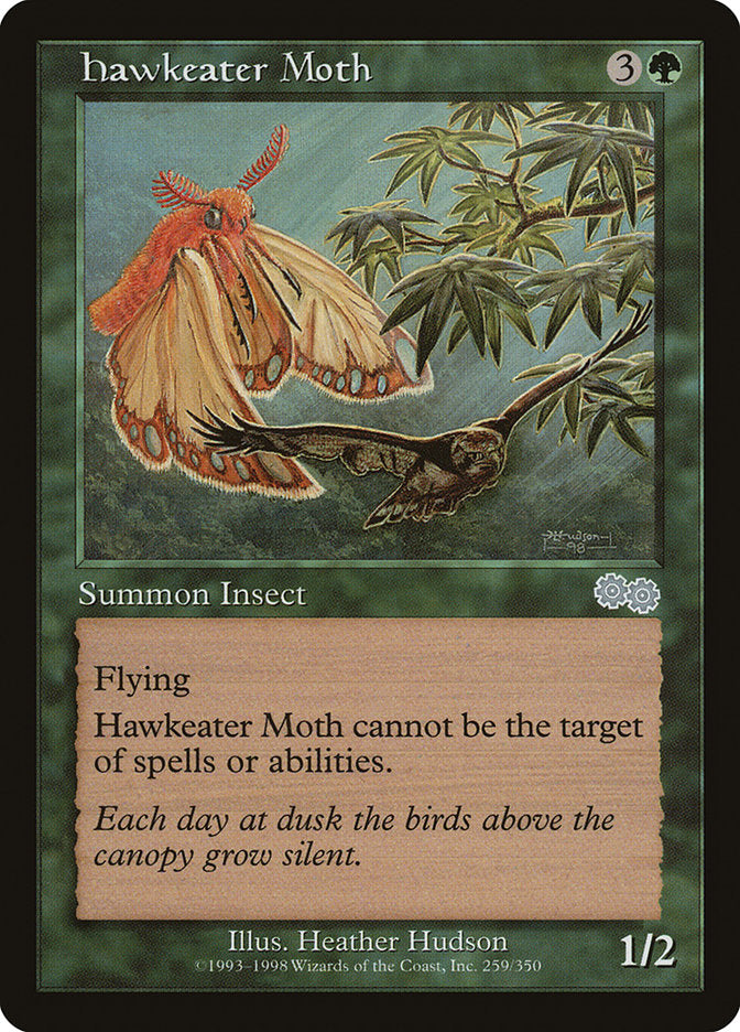 Hawkeater Moth [Urza's Saga] | Total Play