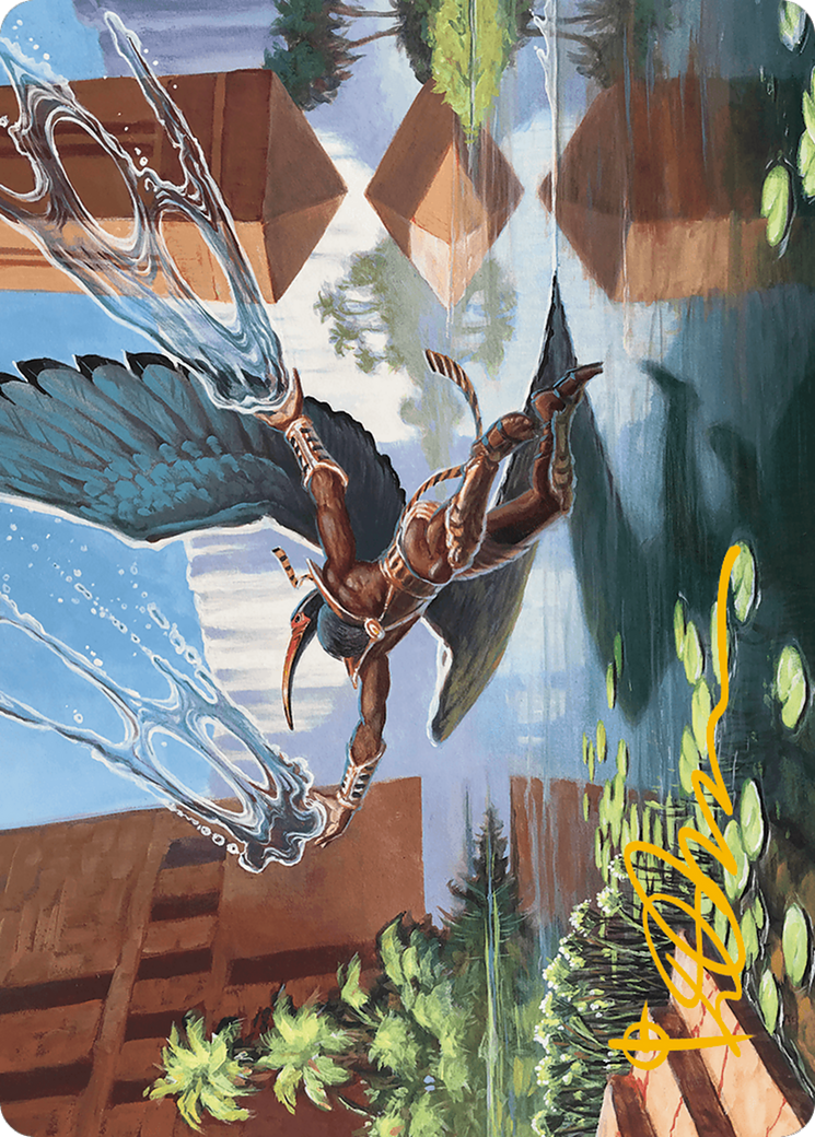 Nadu, Winged Wisdom Art Card (Gold-Stamped Signature) [Modern Horizons 3 Art Series] | Total Play