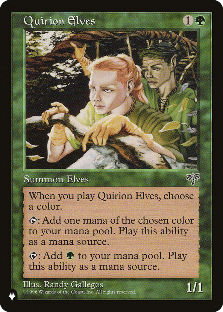 Quirion Elves [The List] | Total Play