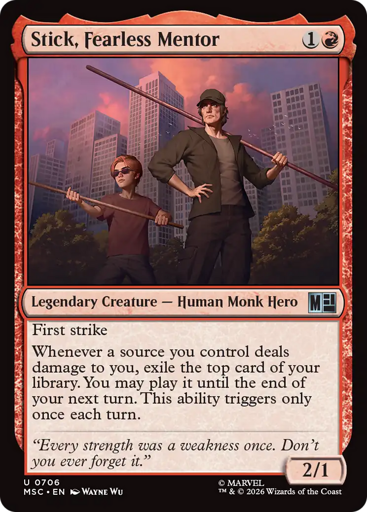 Stick, Fearless Mentor [Marvel Super Heroes Commander] | Total Play