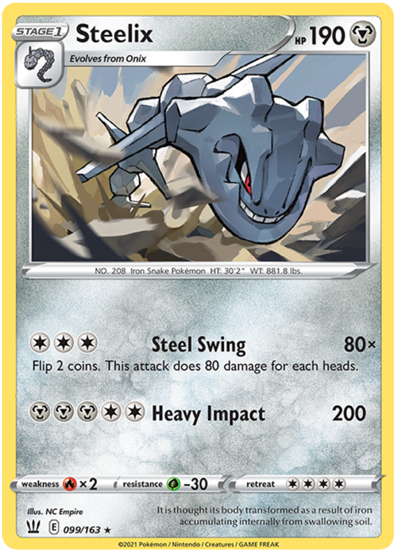 Steelix (099/163) [Sword & Shield: Battle Styles] | Total Play