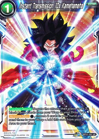 Instant Transmission 10x Kamehameha (BT11-151) [Vermilion Bloodline 2nd Edition] | Total Play