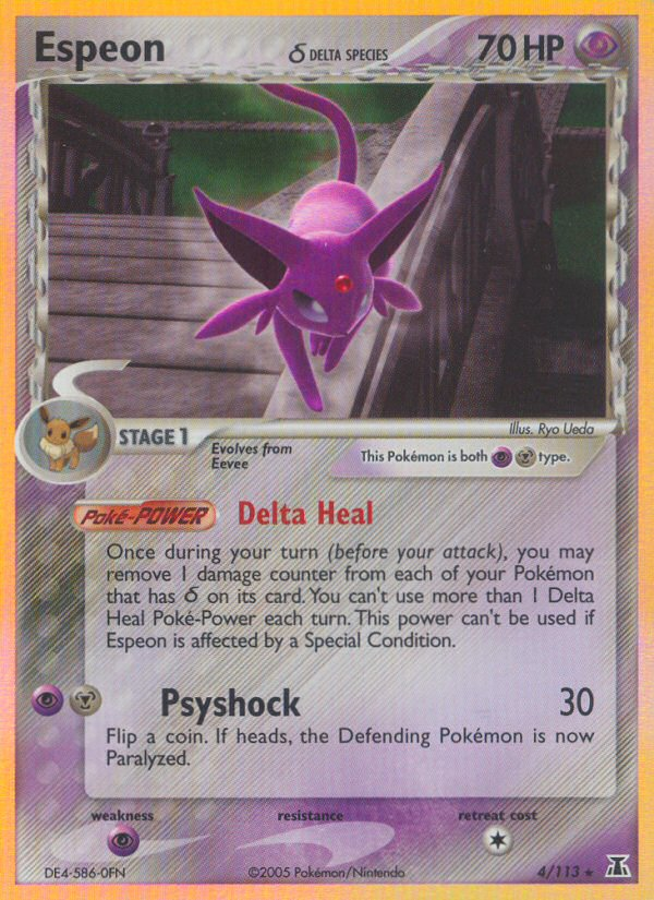Espeon (4/113)(Delta Species) [EX: Delta Species] | Total Play