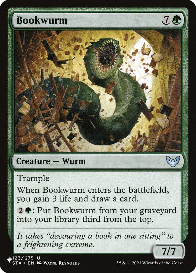 Bookwurm [The List Reprints] | Total Play