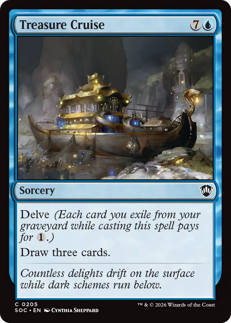 Treasure Cruise [Secrets of Strixhaven Commander] | Total Play