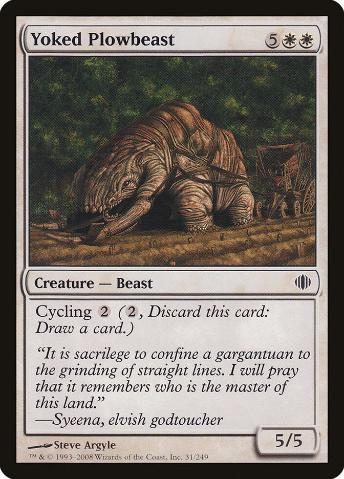 Yoked Plowbeast [Shards of Alara] | Total Play