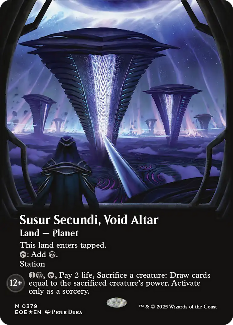 Susur Secundi, Void Altar (Borderless) (Galaxy Foil) [Edge of Eternities] | Total Play