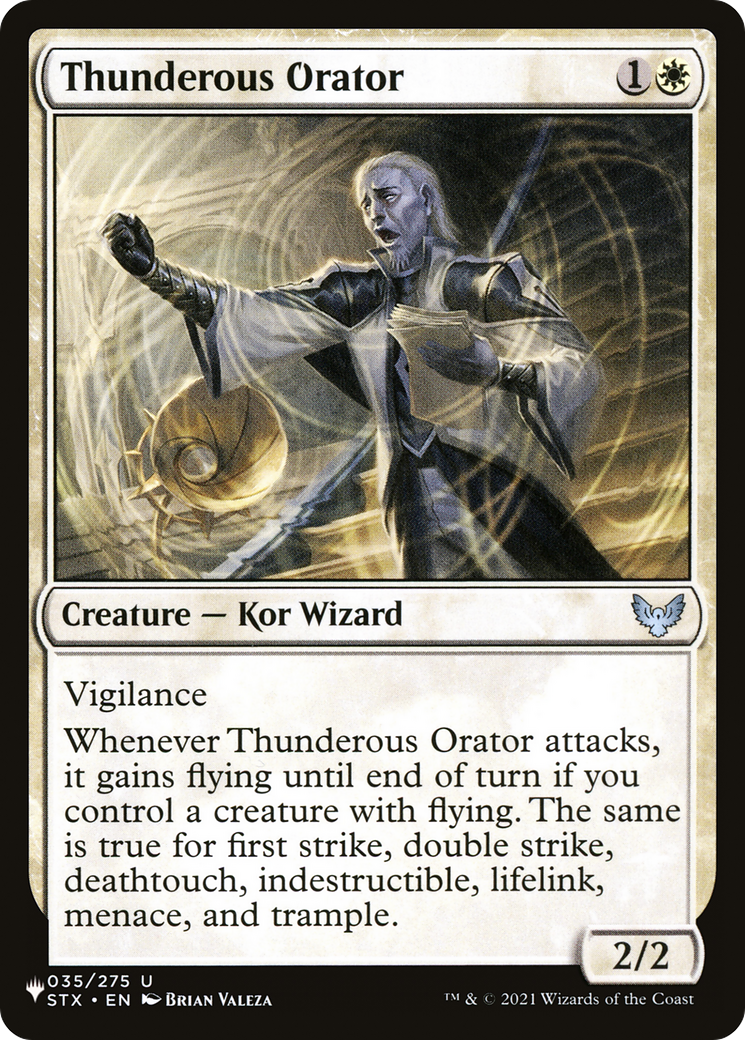 Thunderous Orator [The List] | Total Play