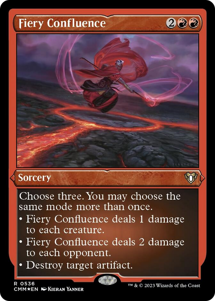 Fiery Confluence (Foil Etched) [Commander Masters] | Total Play