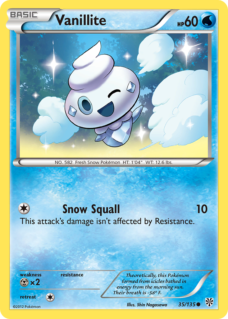 Vanillite (35/135) [Black & White: Plasma Storm] | Total Play