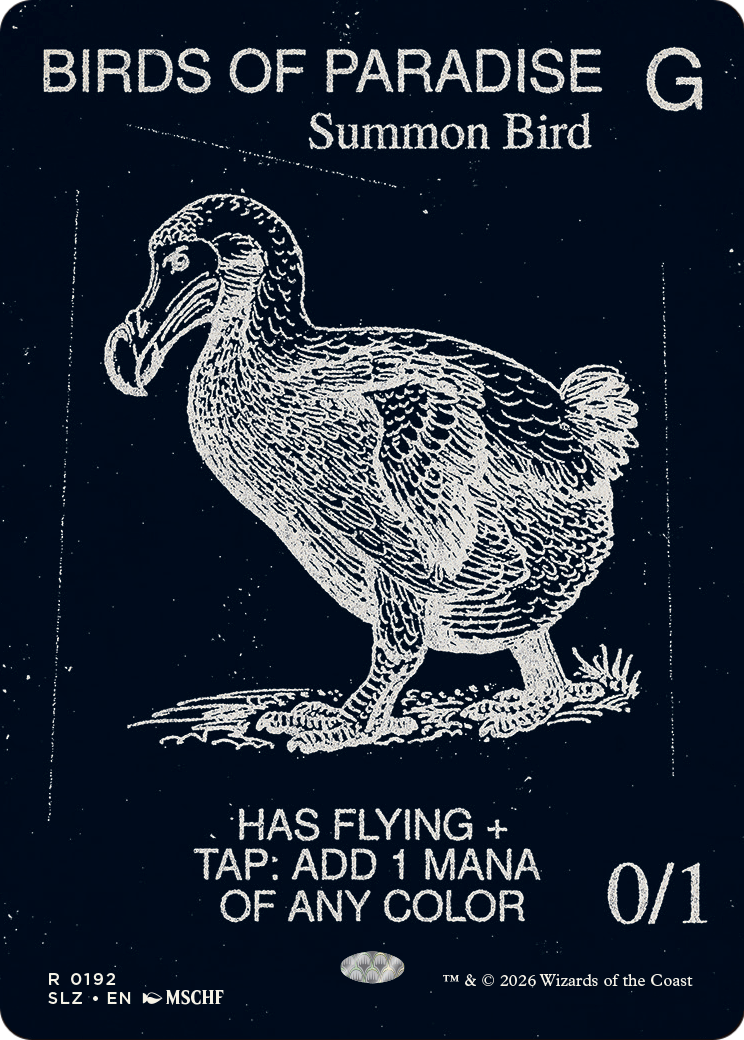 Birds of Paradise (0192) [Secret Lair x MSCHF: The Zeta Set] | Total Play