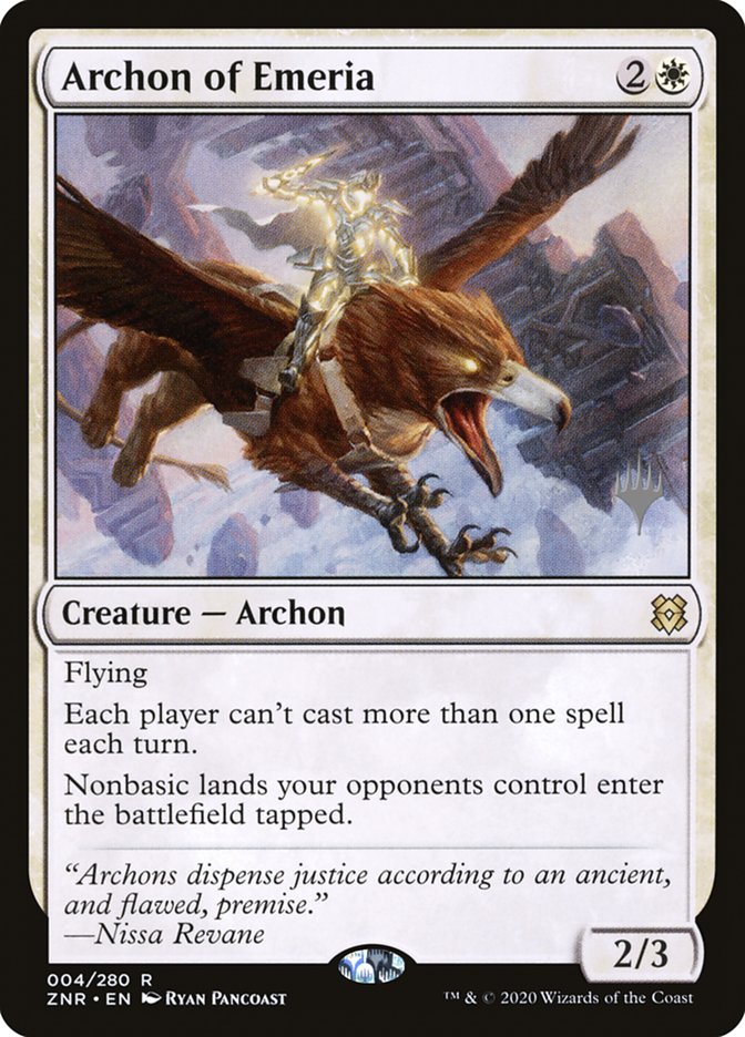Archon of Emeria (Promo Pack) [Zendikar Rising Promos] | Total Play