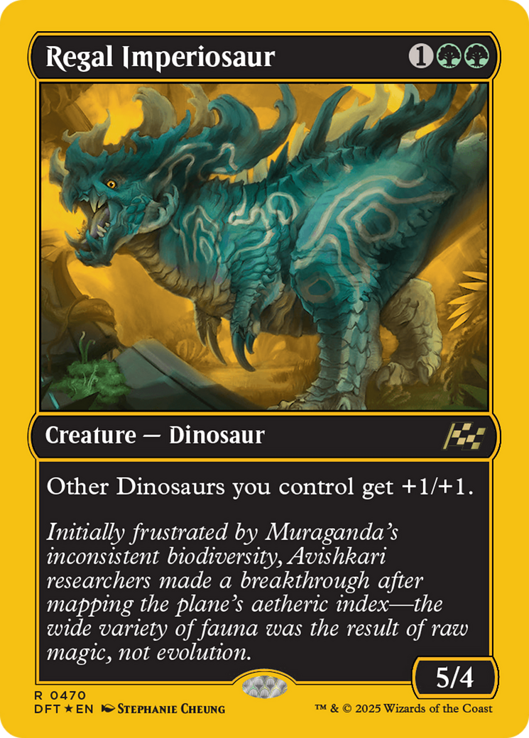 Regal Imperiosaur (First-Place Foil) [Aetherdrift] | Total Play