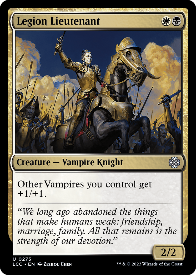 Legion Lieutenant [The Lost Caverns of Ixalan Commander] | Total Play
