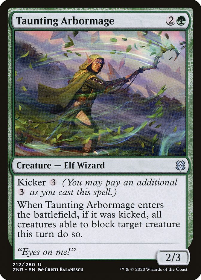 Taunting Arbormage [Zendikar Rising] | Total Play
