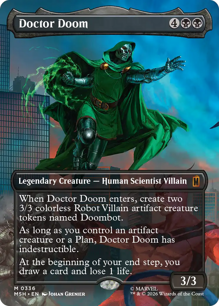 Doctor Doom (Borderless) (336) [Marvel Super Heroes] | Total Play