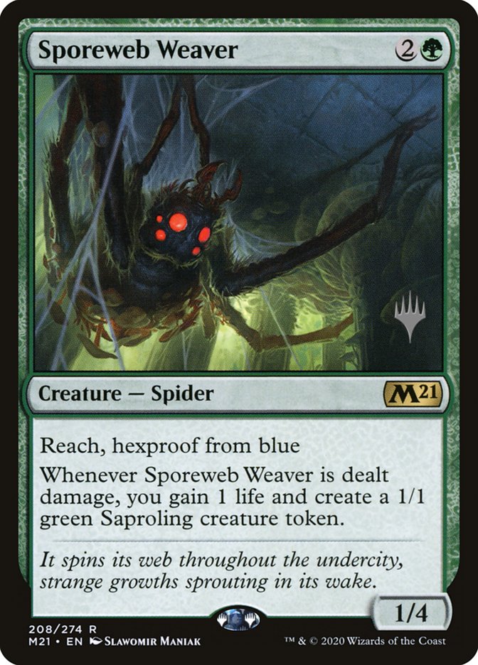 Sporeweb Weaver (Promo Pack) [Core Set 2021 Promos] | Total Play