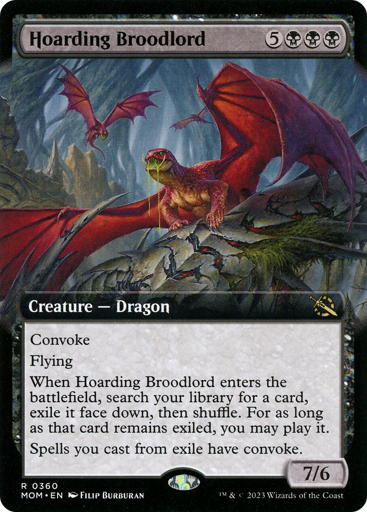 Hoarding Broodlord (Extended Art) [March of the Machine] | Total Play