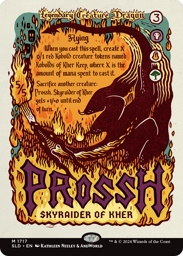 Prossh, Skyraider of Kher (Rainbow Foil) [Secret Lair Drop Series] | Total Play