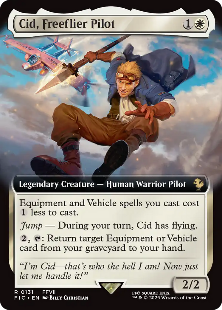 Cid, Freeflier Pilot (Extended Art) [FINAL FANTASY Commander] | Total Play
