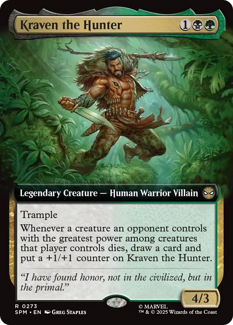Kraven the Hunter (Extended Art) [Marvel's Spider-Man] | Total Play