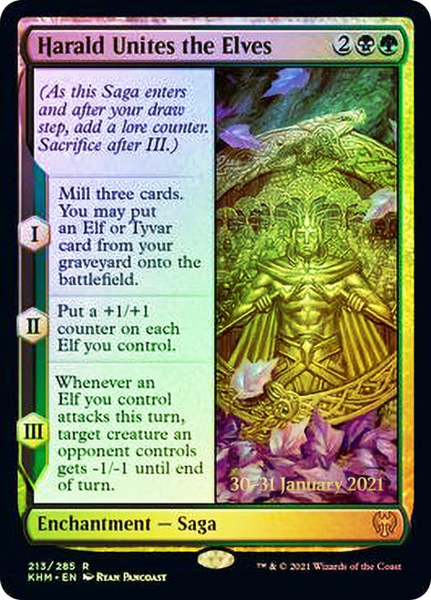 Harald Unites the Elves [Kaldheim Prerelease Promos] | Total Play