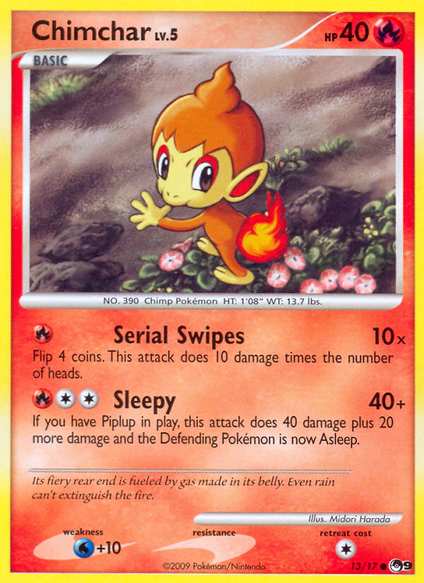 Chimchar (13/17) [POP Series 9] | Total Play