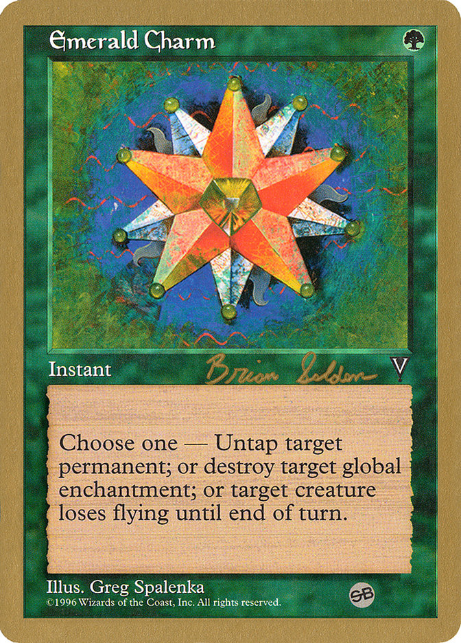 Emerald Charm (Brian Selden) (SB) [World Championship Decks 1998] | Total Play