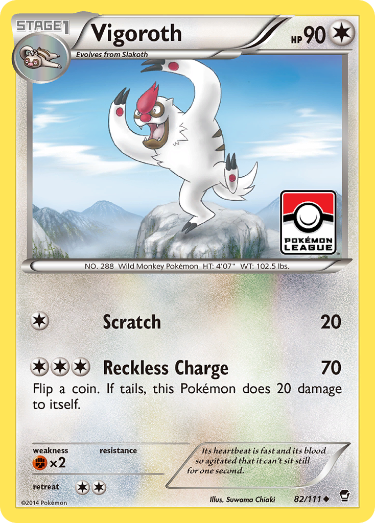 Vigoroth (82/111) [XY: Furious Fists] | Total Play