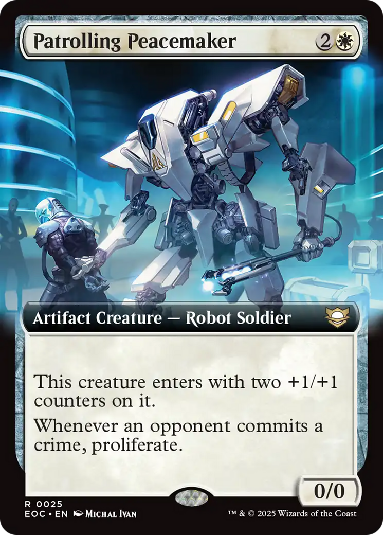 Patrolling Peacemaker (Extended Art) [Edge of Eternities Commander] | Total Play