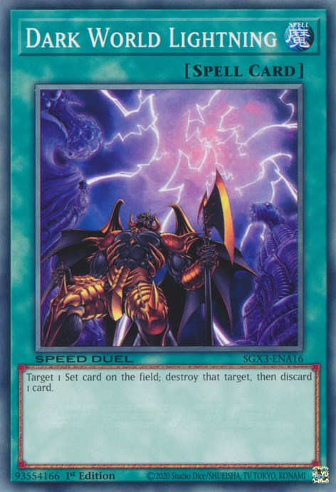 Dark World Lightning [SGX3-ENA16] Common | Total Play