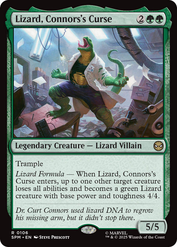 Lizard, Connors's Curse [Marvel's Spider-Man] | Total Play