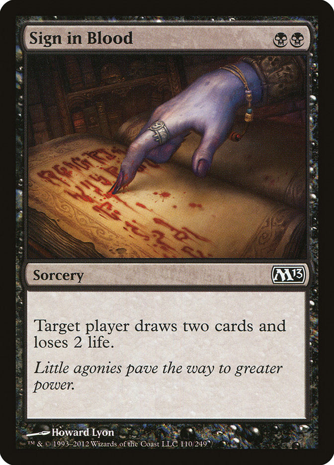 Sign in Blood [Magic 2013] | Total Play