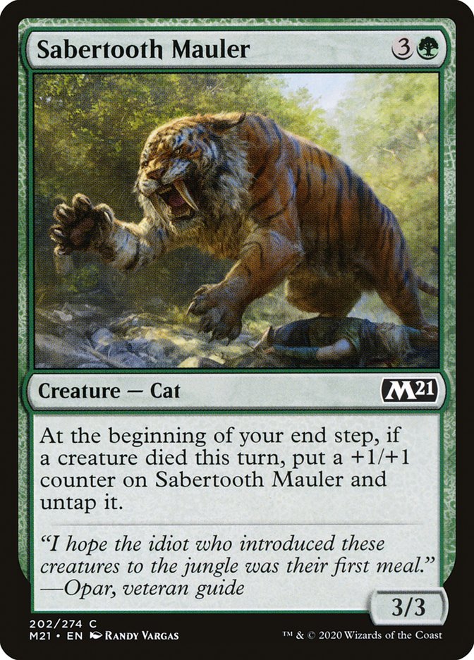 Sabertooth Mauler [Core Set 2021] | Total Play